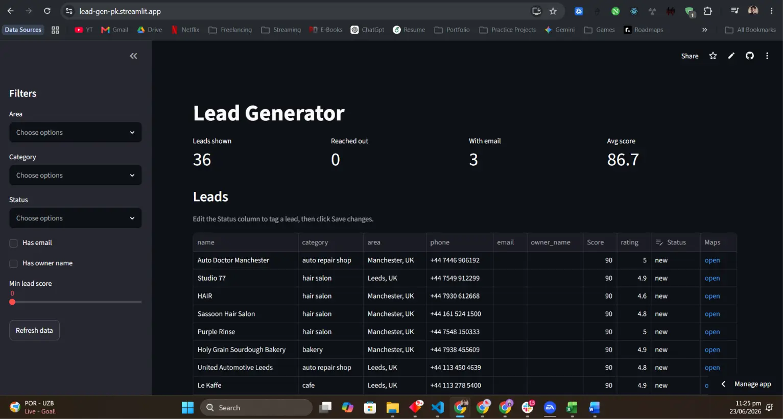 Automated Lead Generation System